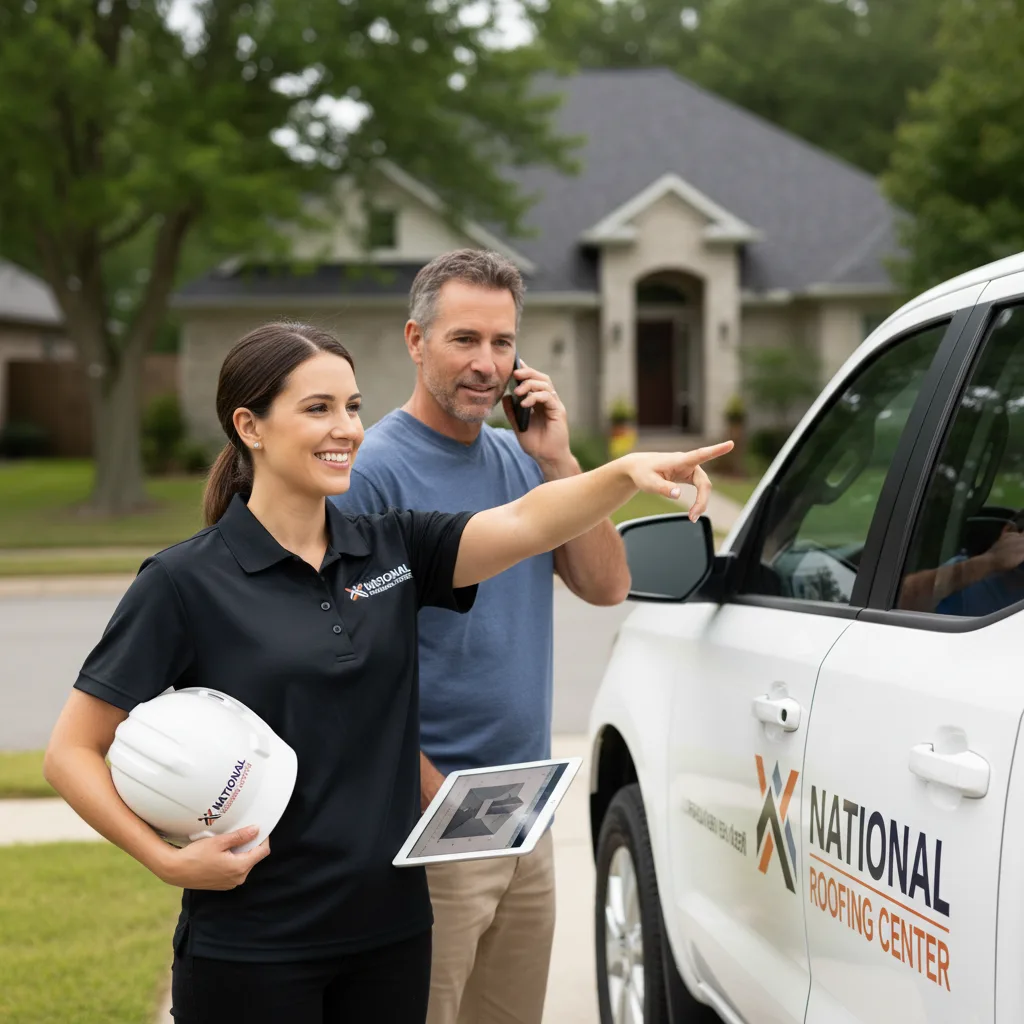 National Roofing Center customer support in Columbus Grove